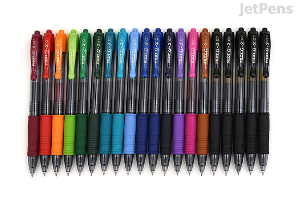 Pilot G2 Gel Pen - 0.7 mm - 20 Pen Set (15 Colors)