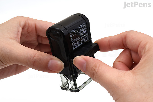 Midori Paintable Rotating Stamp - Self-Inking - Month | JetPens