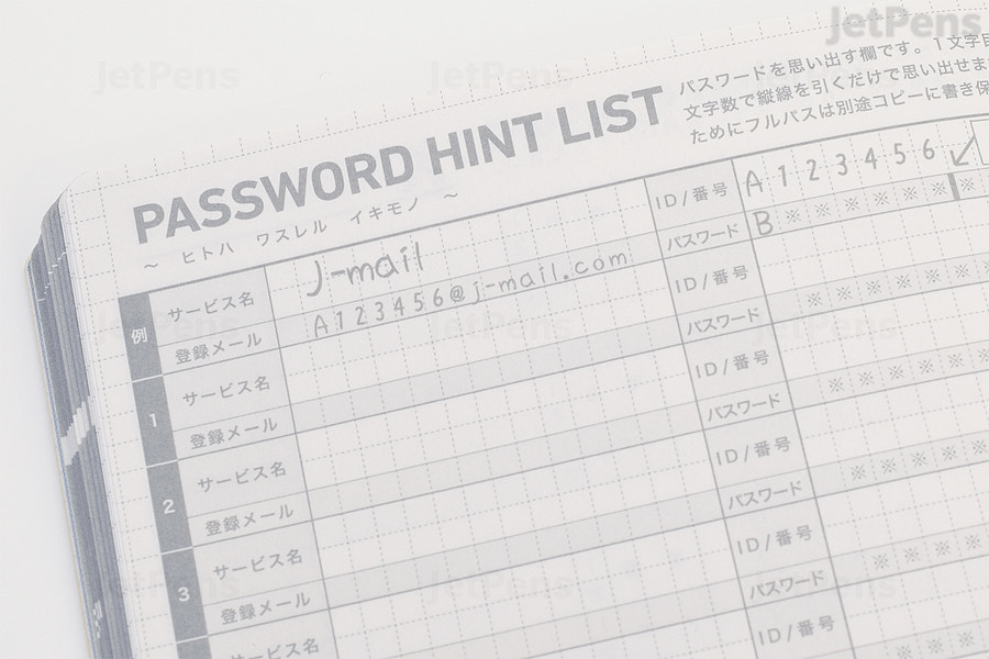Password Hints