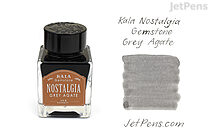 Kala Nostalgia Gemstone Grey Agate Ink - 30 ml Bottle - KALA N-G10-30