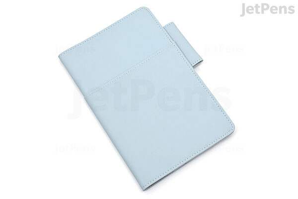 JetPens.com - Kokuyo Jibun Techo Accessory - Soft Cover - A5 Slim - Blue