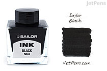 Sailor Black Ink - 50 ml Bottle - SAILOR 13-1007-220