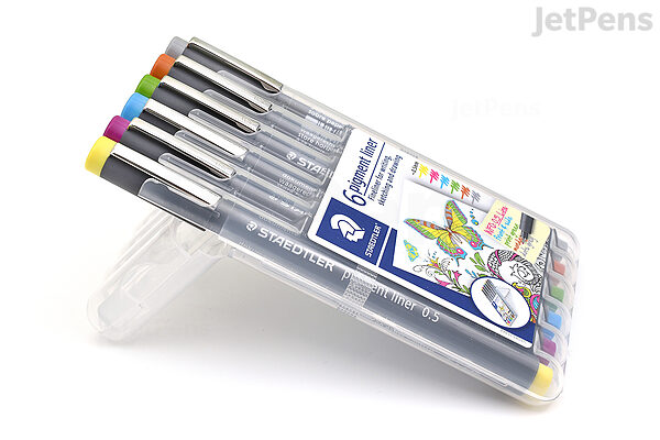 Staedtler Pigment Liner Pen Set 308 | Pack of 6