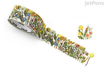 Bande Washi Tape Sticker Roll - Flower Wreath Dandelion - BANDE BDA516