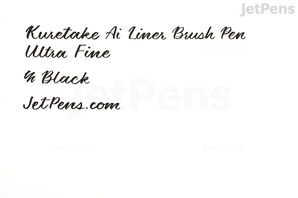 Kuretake Ai-Liner Ultra Fine Brush Pen - Black – Yoseka Stationery
