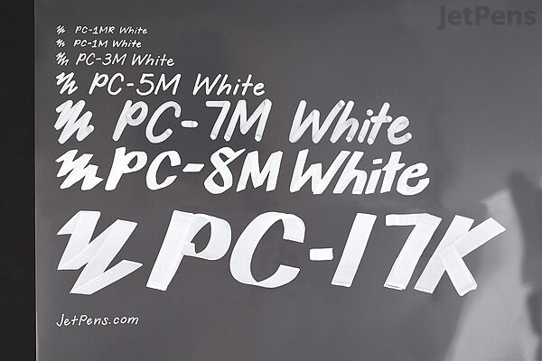 POSCA 1M Extra-Fine Metal Tip Paint Marker-White - 4902778089781