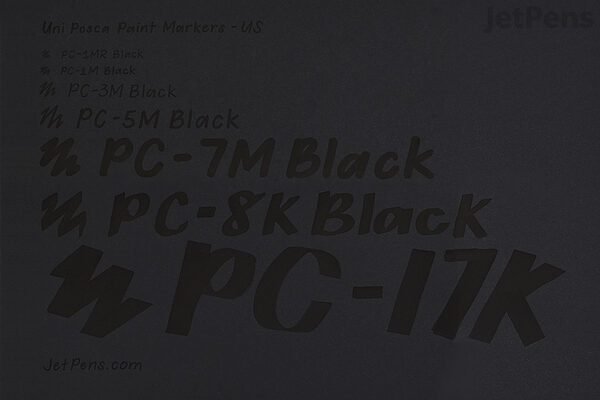 MARKER POSCA PC-7M BROAD BULLET TIP BLACK PX228395000
