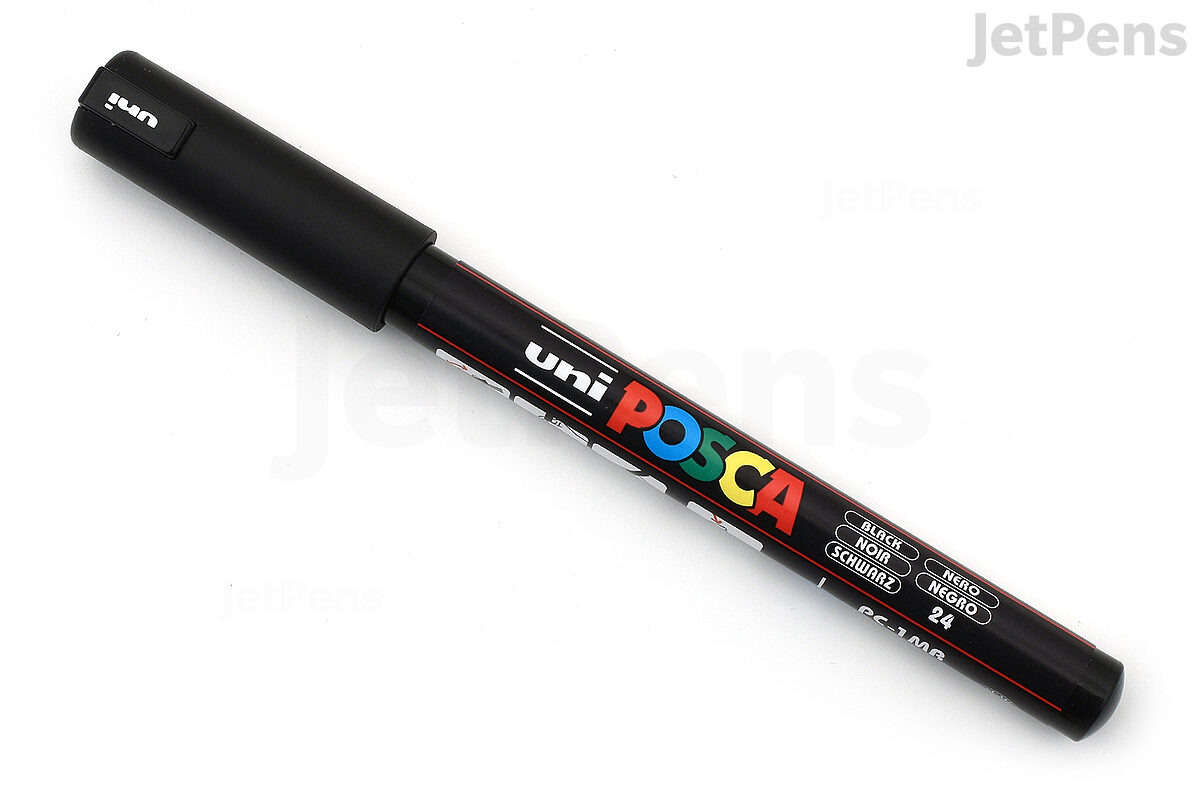 Uni Posca Paint Marker PC-1MR - US - Black - Ultra Fine Point