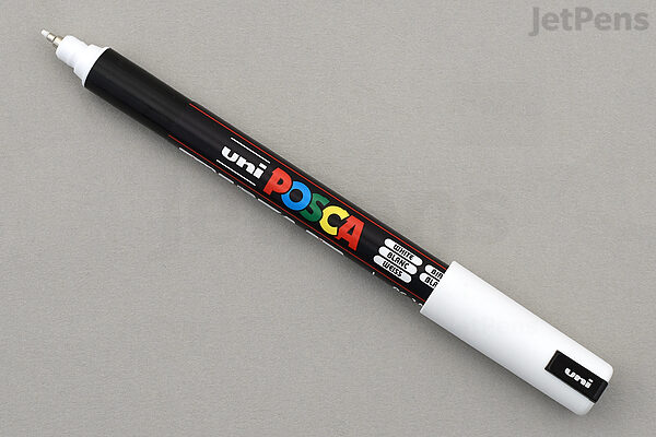 Posca PC-1MR Ultra-Fine Tip White Paint Marker