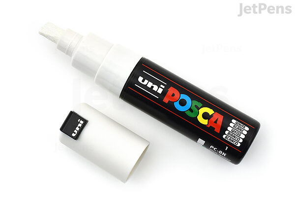 Uni Posca Marker PC-8K - - White - Broad Point JetPens