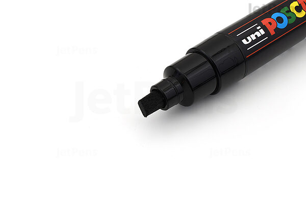 Uni Posca PC-8K Chisel Tip Marker Pen- Black (Box of 6)