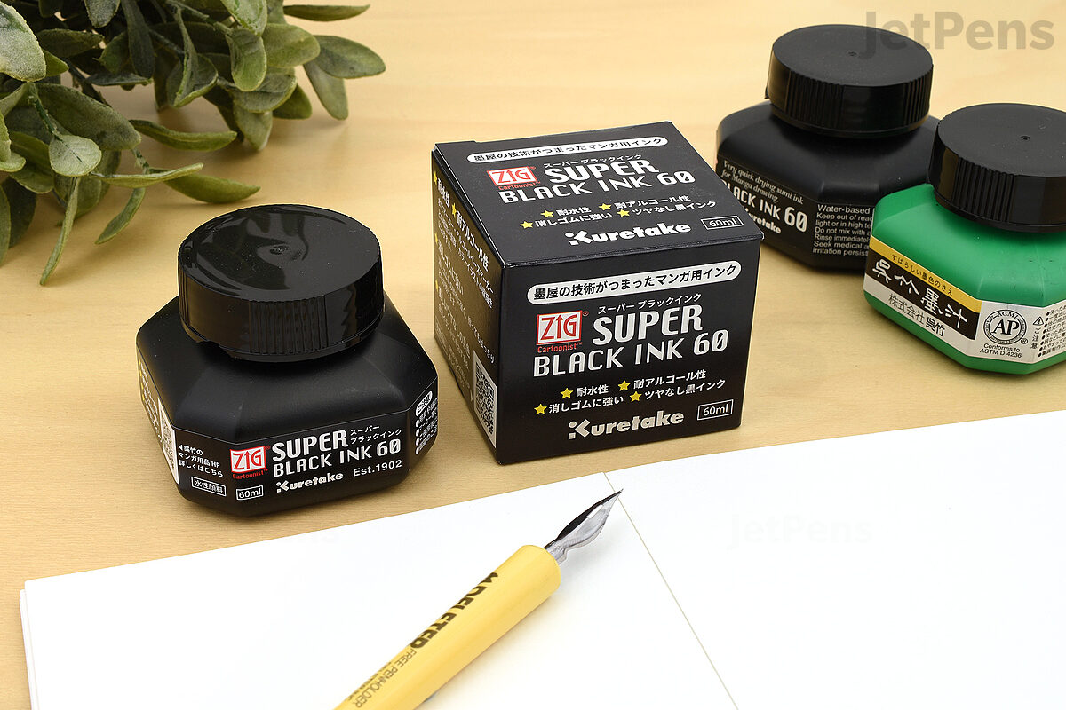 ZIG Ink Kuretake Black SUMI Ink 60ml Smooth Flowing Fast Dry for Comic  Drawing Japan - AliExpress