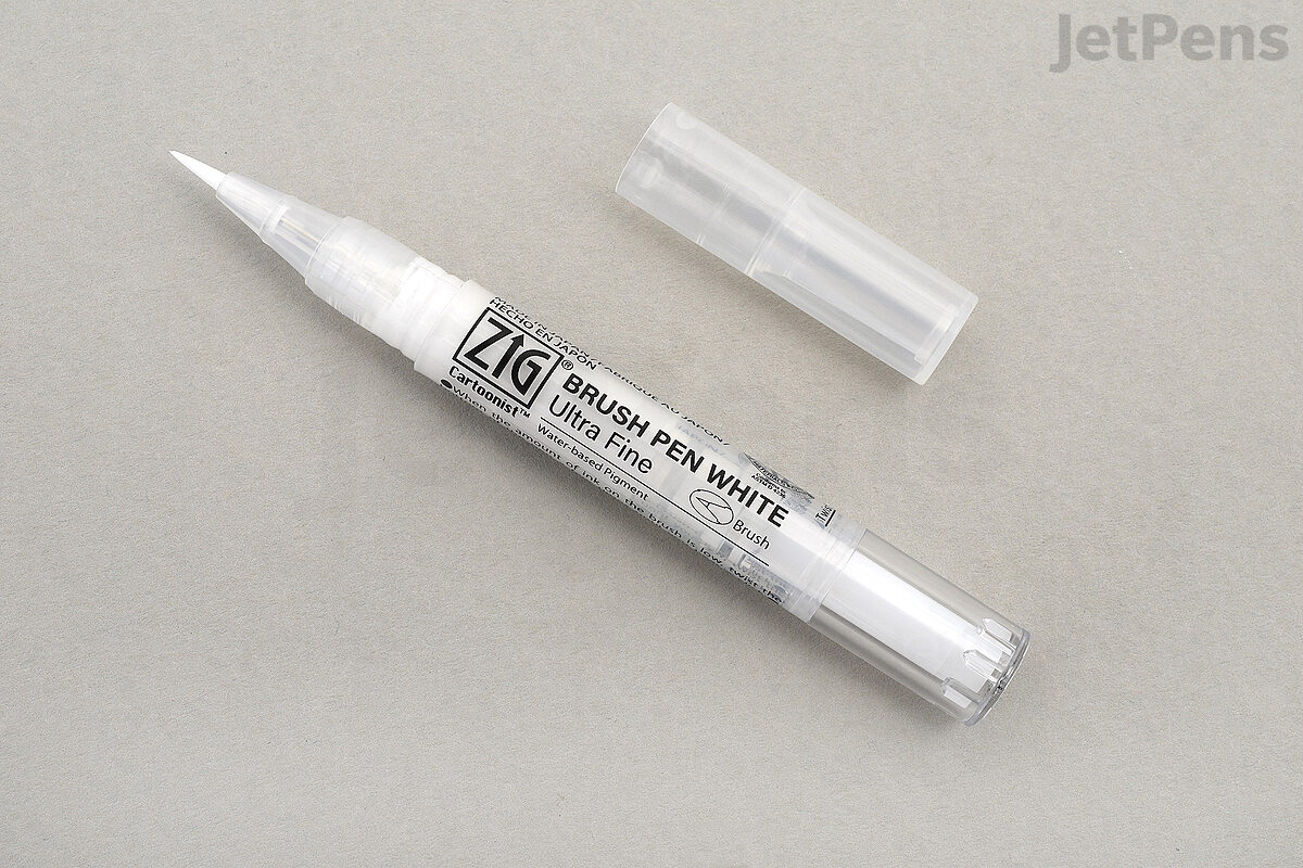Review: Kuretake Ultra Fine Pigmented Water-based Brush Pen - RozWoundUp