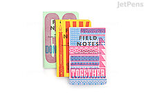 Field Notes United States of Letterpress Memo Books - Series B - 3.5" x 5.5" - 48 Pages - Graph - Pack of 3 - FIELD NOTES FNC-48B