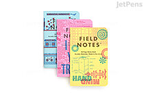 Field Notes United States of Letterpress Memo Books - Series C - 3.5" x 5.5" - 48 Pages - Graph - Pack of 3 - FIELD NOTES FNC-48C