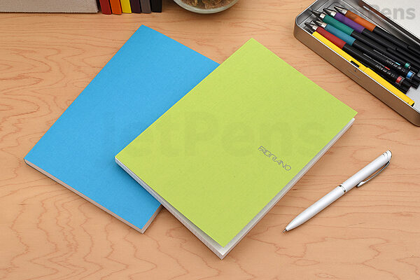 Fabriano EcoQua+ Notebook 5.8 x 8.3 Dot Grid Stitch-Bound Navy