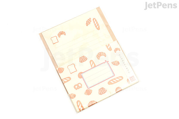 Furukawashiko Stamp Letter Set - Bread