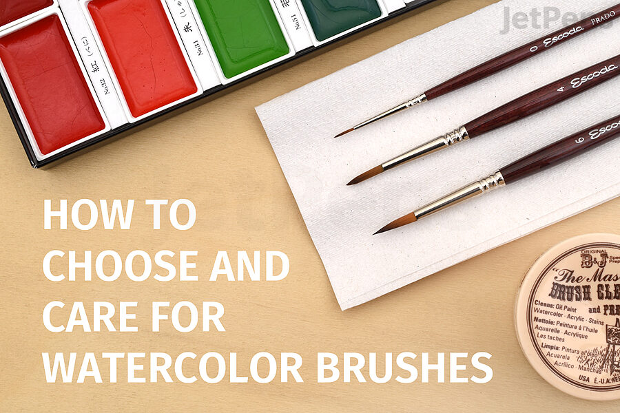 Cleaning & Caring For Your Watercolor Brushes 