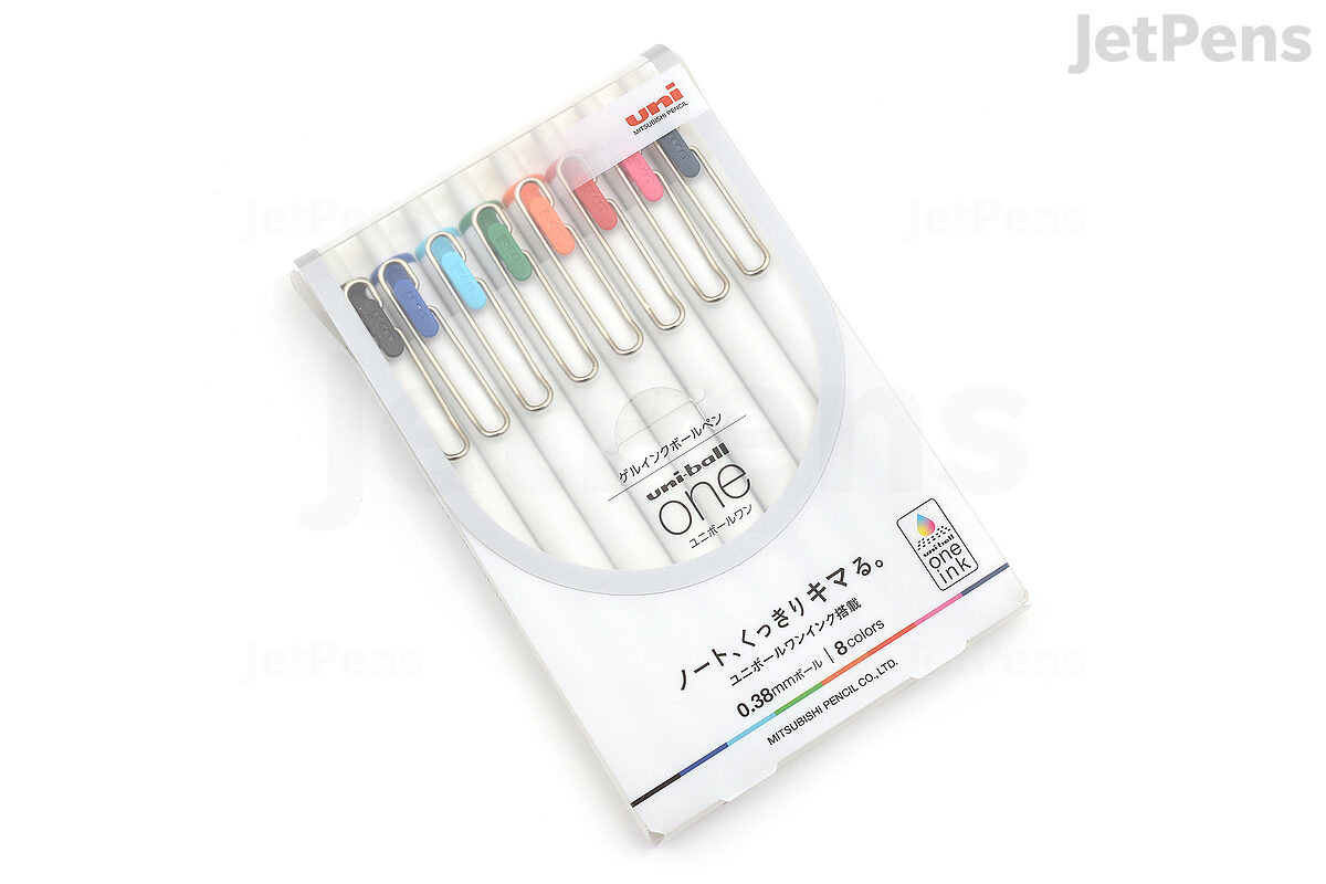 Mitsubishi Pencil Uni-Ball One UMNS38.24 Gel Ballpoint Pen, 0.01