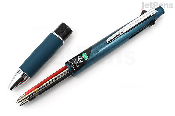 Bolígrafo multifunción Uni Jetstream, con bolígrafo de 0.03 pulgada y lápiz  de 0.02 pulgada (MSXE510007.24), Bordeaux