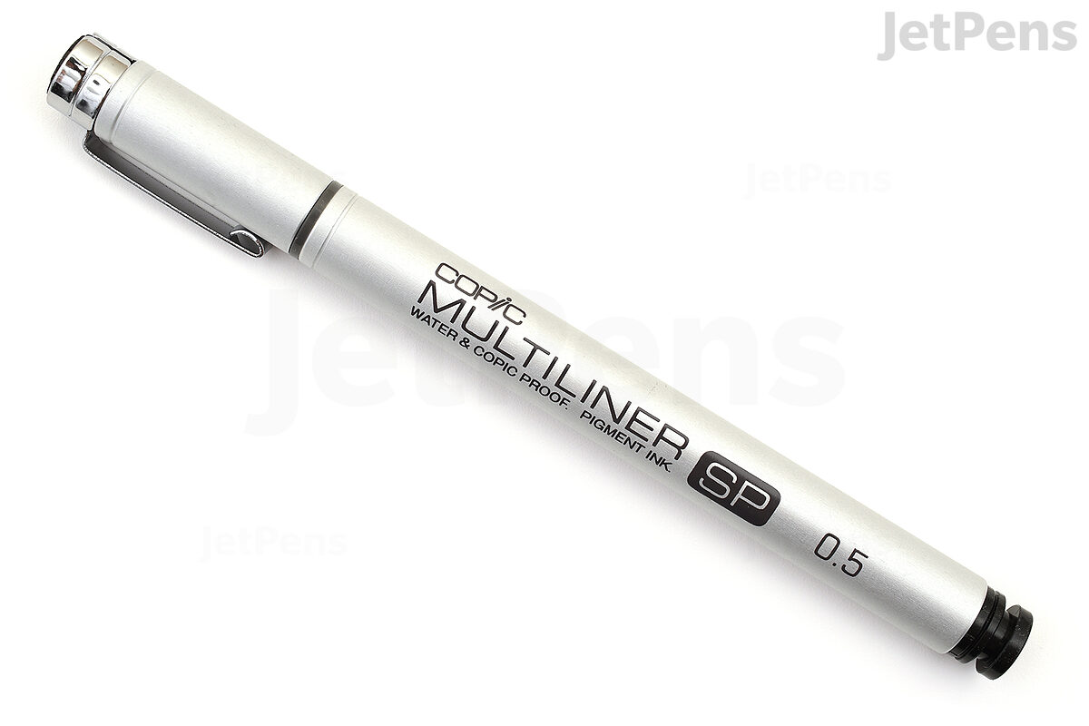 Mr. Pen- Drawing Pens for Artists, 8 Pack Black Multiliner