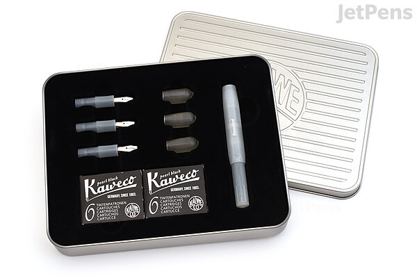 Kaweco Frosted Calligraphy Sport Pen Set - Natural Coconut - 4 Nib Sizes