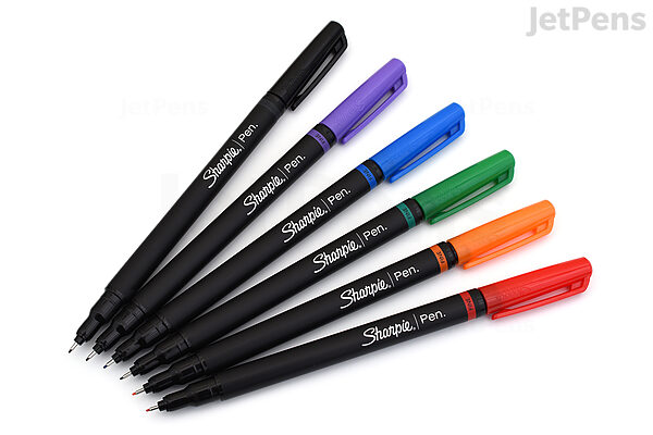 Sharpie Standard Marker Pen - Fine Point - 6 Color JetPens