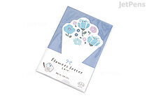 Furukawashiko Flowers Letter Set - Blue Bouquet - FURUKAWASHIKO LT288