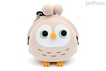 P+G 3D Pochi Friends Bird Case - Owl - Light Beige - P+G 3D POCHI OWL L.BEIGE