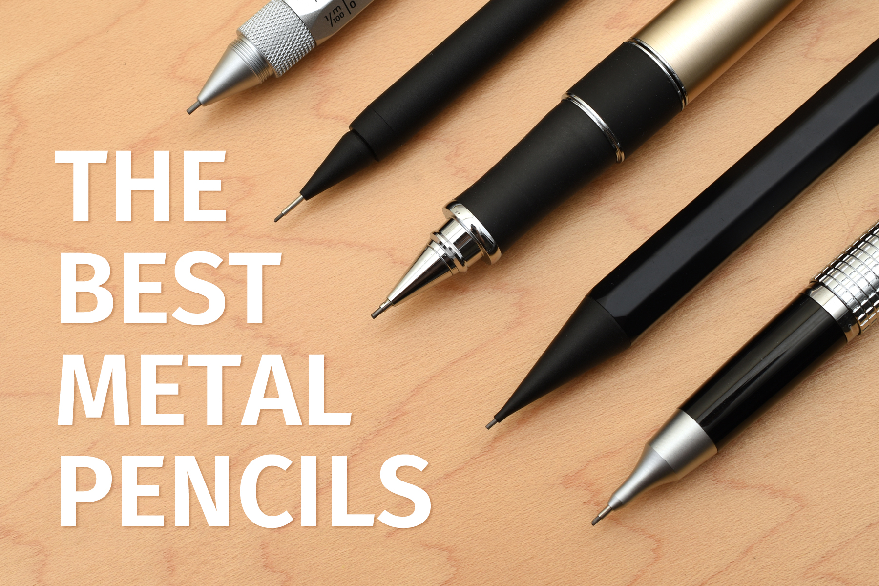 Stainless Steel Mechanical Pencil - Personalised - Handmade & Hand