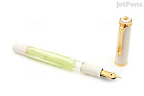 Pelikan Classic M200 Fountain Pen - Pastel Green - Extra Fine Nib - Limited Edition - PELIKAN 815246
