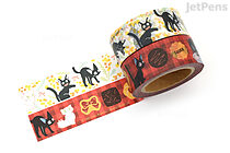 Movic Kiki's Delivery Service Washi Tape - 18 mm x 10 m - Jiji & Lily - Pack of 2 - MOVIC 0520-15