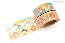 Movic Howl's Moving Castle Washi Tape - 18 mm x 10 m - Pack of 2 - MOVIC 0520-20