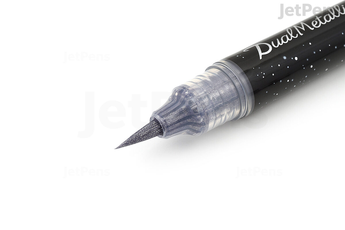 Pentel Dual Metallic Brush Pen - 8 Color Set