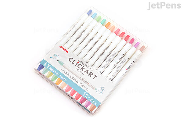 ClickArt Retractable Marker Pen 0.6mm Light Brown - The Art Store