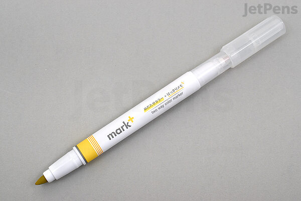 Kokuyo Mark 2 Way Marker Pen - Yellow