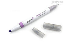 Kokuyo Mark+ 2 Way Marker Pen - Gray Type - Purple - KOKUYO PM-MT201VM
