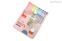 Dong-A Miffy Scented Gel Pen - 0.5 mm - 10 Color Set - DONGA MIFFY 10COLOR