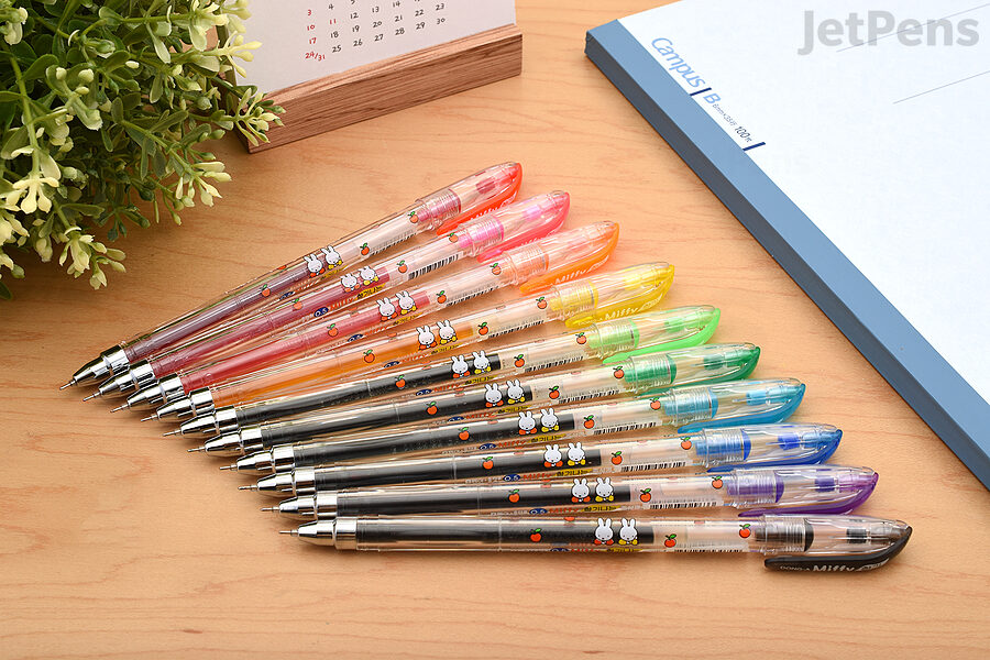 kawaii school supplies girls 6 colors cute markers set triangular stick  body highlighter student reading focus marker pen
