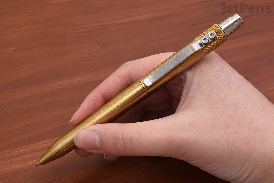 Mini Metal Pen Ballpoint Pens For Women Men Journal Pens Brass