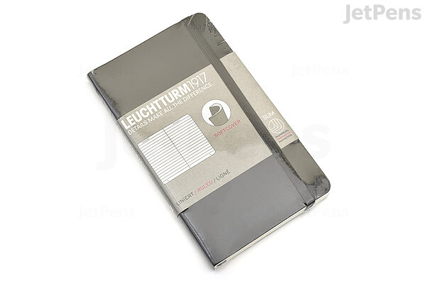 Leuchtturm1917 Softcover Notebook - Pocket (A6) - Black - Ruled