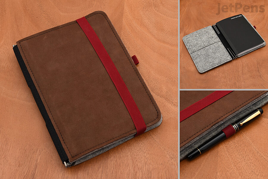 Brown Leather A5 Sketchbook Cover Drawing Book case leather