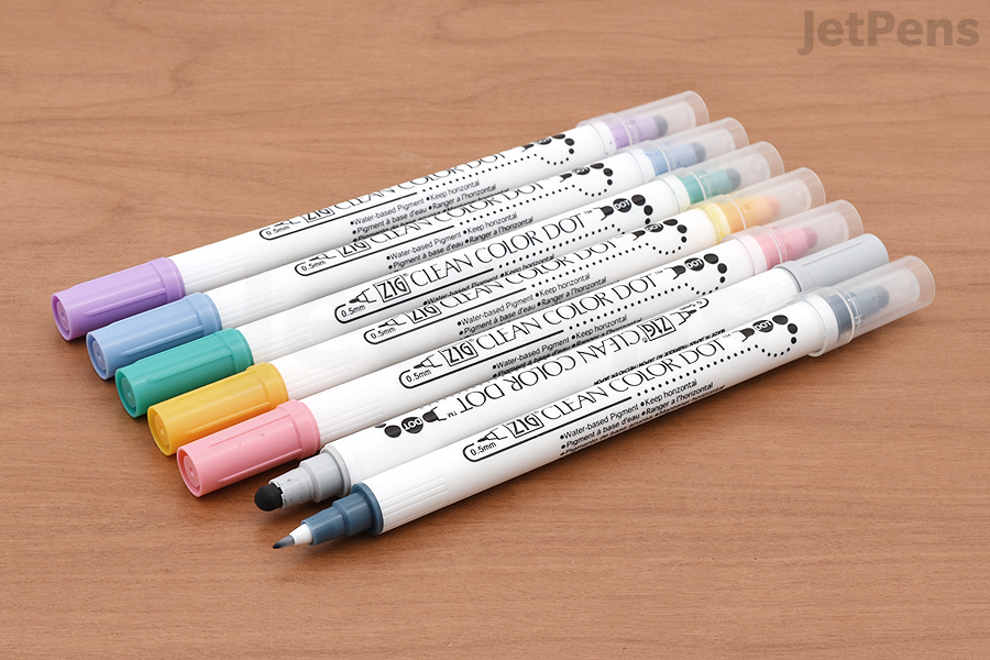These Kuretake ZIG Clean Color Dot Markers bring fun and versatility to journaling and planning.