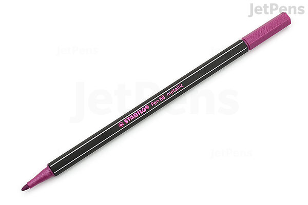 belofte datum Politie Stabilo Pen 68 Metallic Marker - 1.4 mm - Rose | JetPens