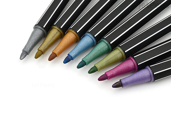Variant huren tot nu Stabilo Pen 68 Metallic Marker - 1.4 mm - 8 Color Set | JetPens