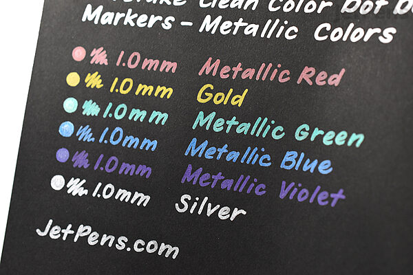 Zig Clean Color Dot Marker - Metallic Gold