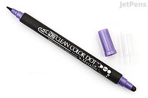 Kuretake ZIG Clean Color Dot Metallic Double-Sided Marker - Metallic Violet - KURETAKE TC-8100-124