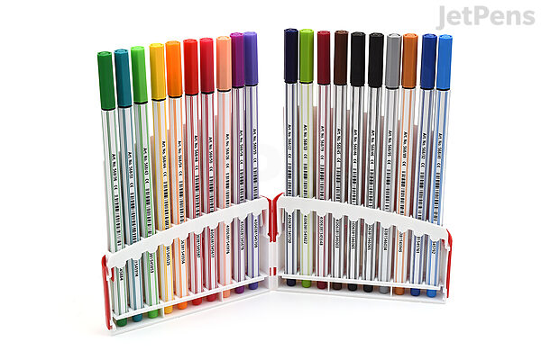 Stabilo Pen 68 Brush Marker - 20 Pen Set (19 Colors)
