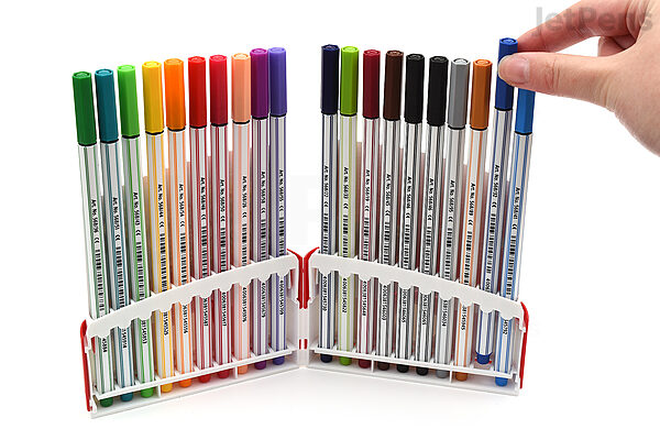 6820031:STABILO Pen 68 brush, ColorParade, boîte rouge-bleu, 20