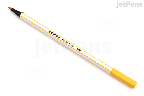 Stabilo Pen 68 Brush Marker - Yellow